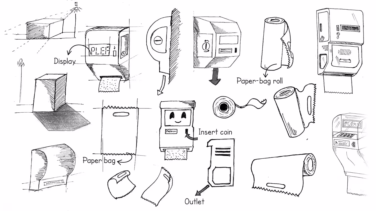 Nowa Ideation Sketches
