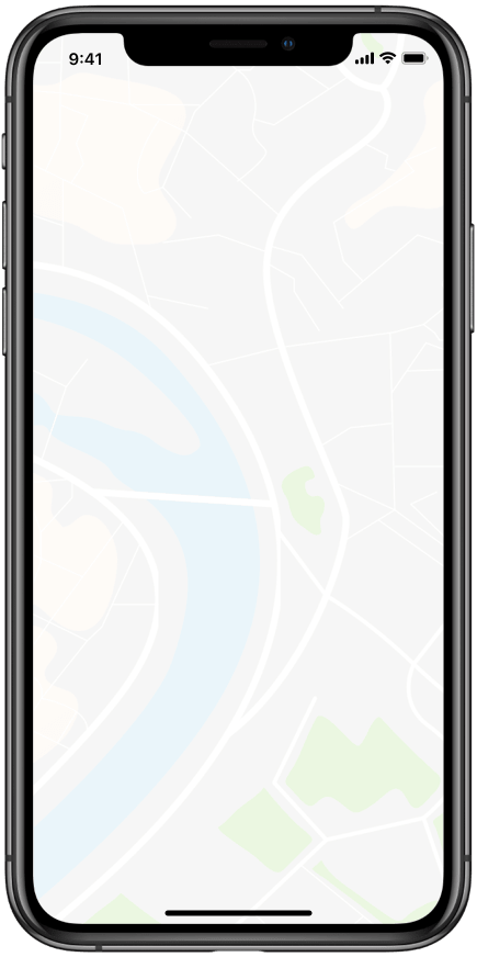 Iphone mockup for loading state