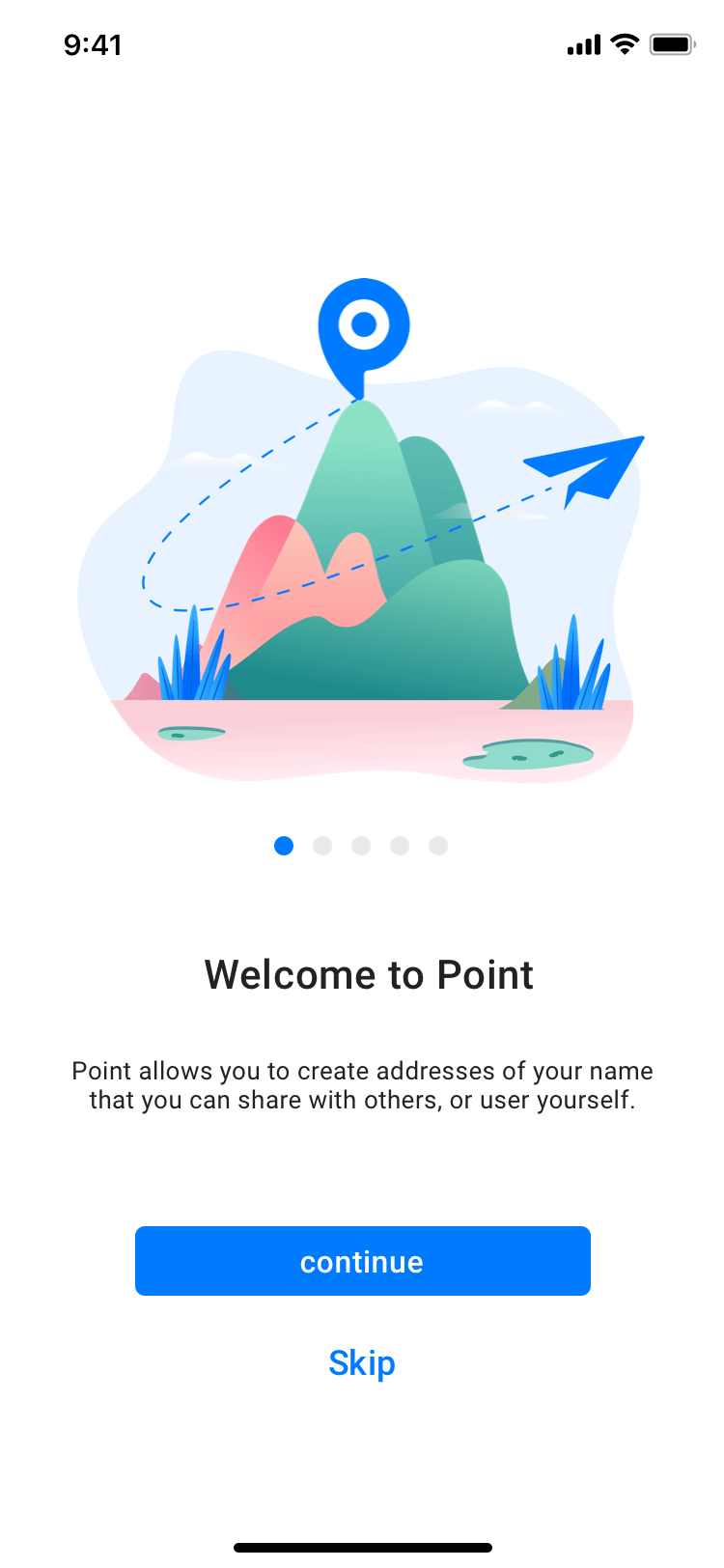Point welcome